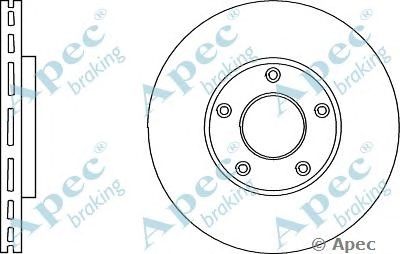 APEC BRAKING dsk3052 -  Тормозной диск